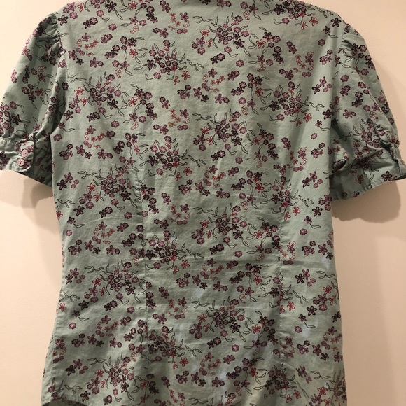 VTG DCC Missy Shirt Cuffed Short Sleeved Med - Picture 2 of 5